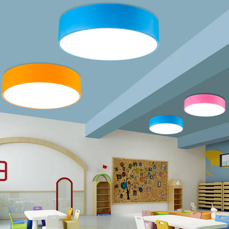 Lasten LED Kattovalaisin Värikäs Moderni Muotoilu - Image 4