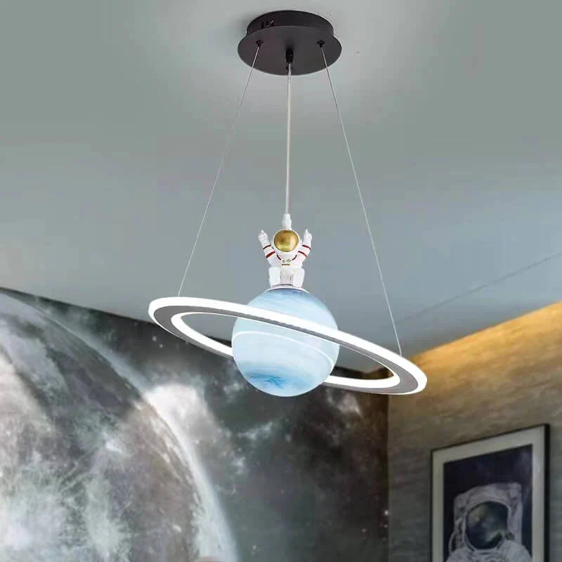 Lasten LED-riippuvalaisin Avaruusaiheinen - Image 10