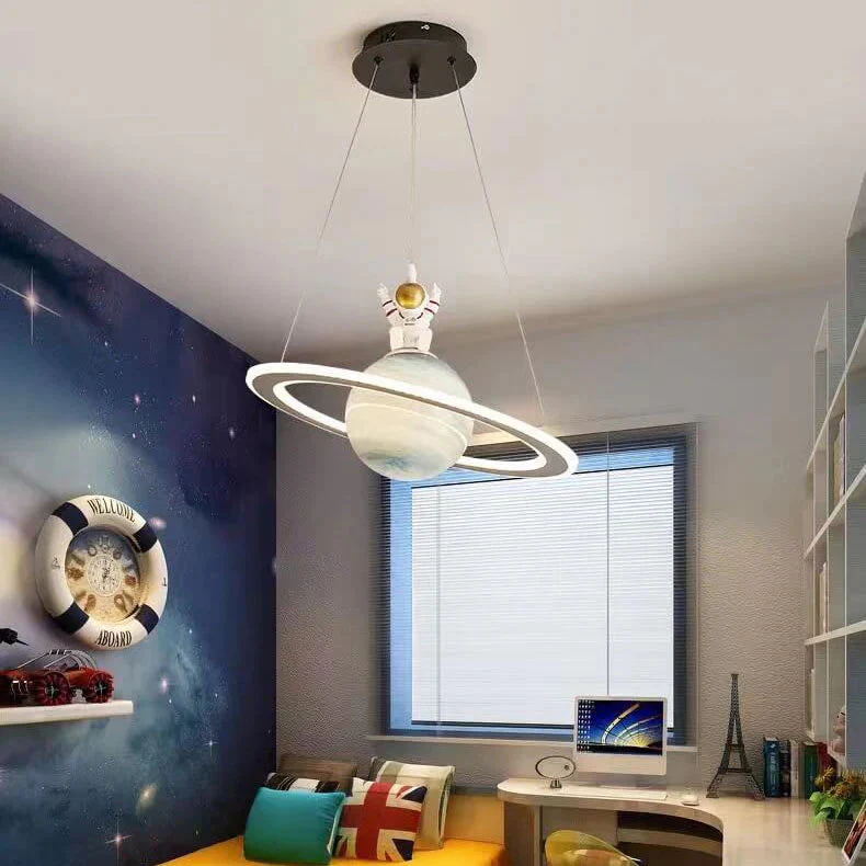 Lasten LED-riippuvalaisin Avaruusaiheinen - Image 3