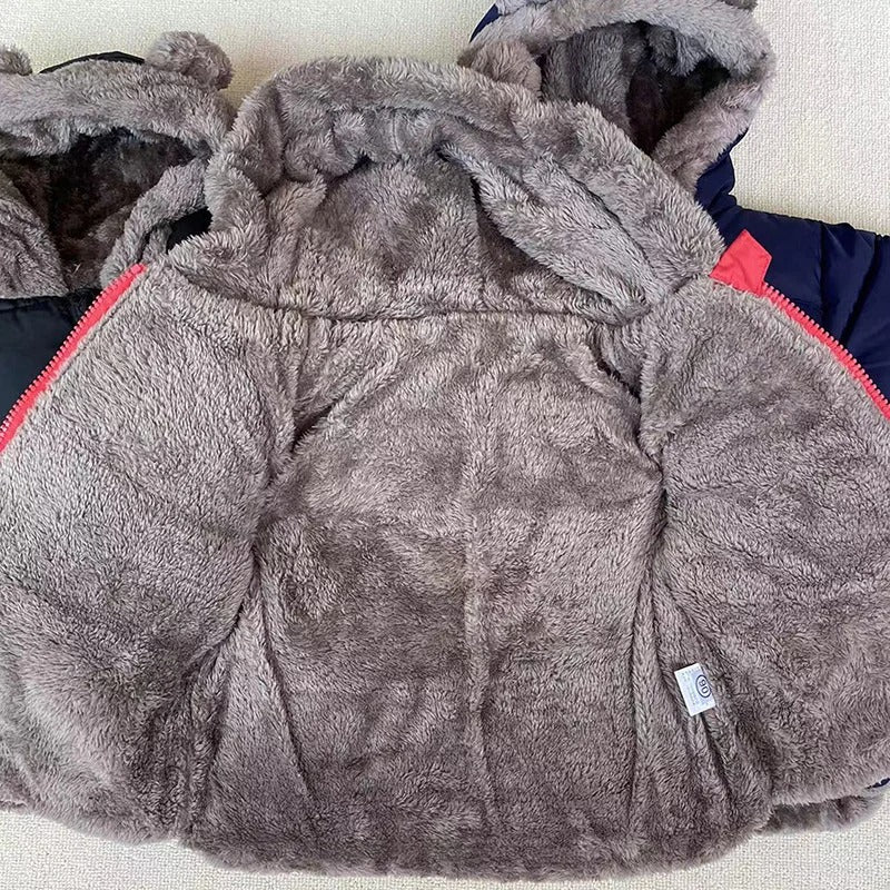 Lasten paksu fleece pehmustettu takki - Image 10