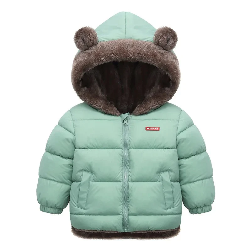 Lasten paksu fleece pehmustettu takki - Image 3