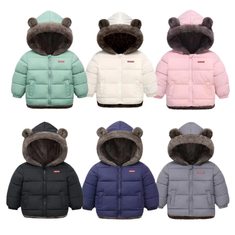 Lasten paksu fleece pehmustettu takki - Image 8
