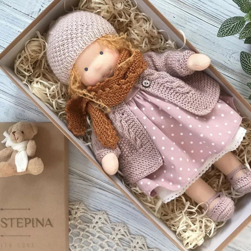 Lasten Pehmeä Puuvillanukke Kawaii Design - Image 20