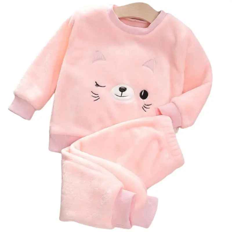 Lasten Pyjama Kaksiosainen Setti Talvinen - Image 4