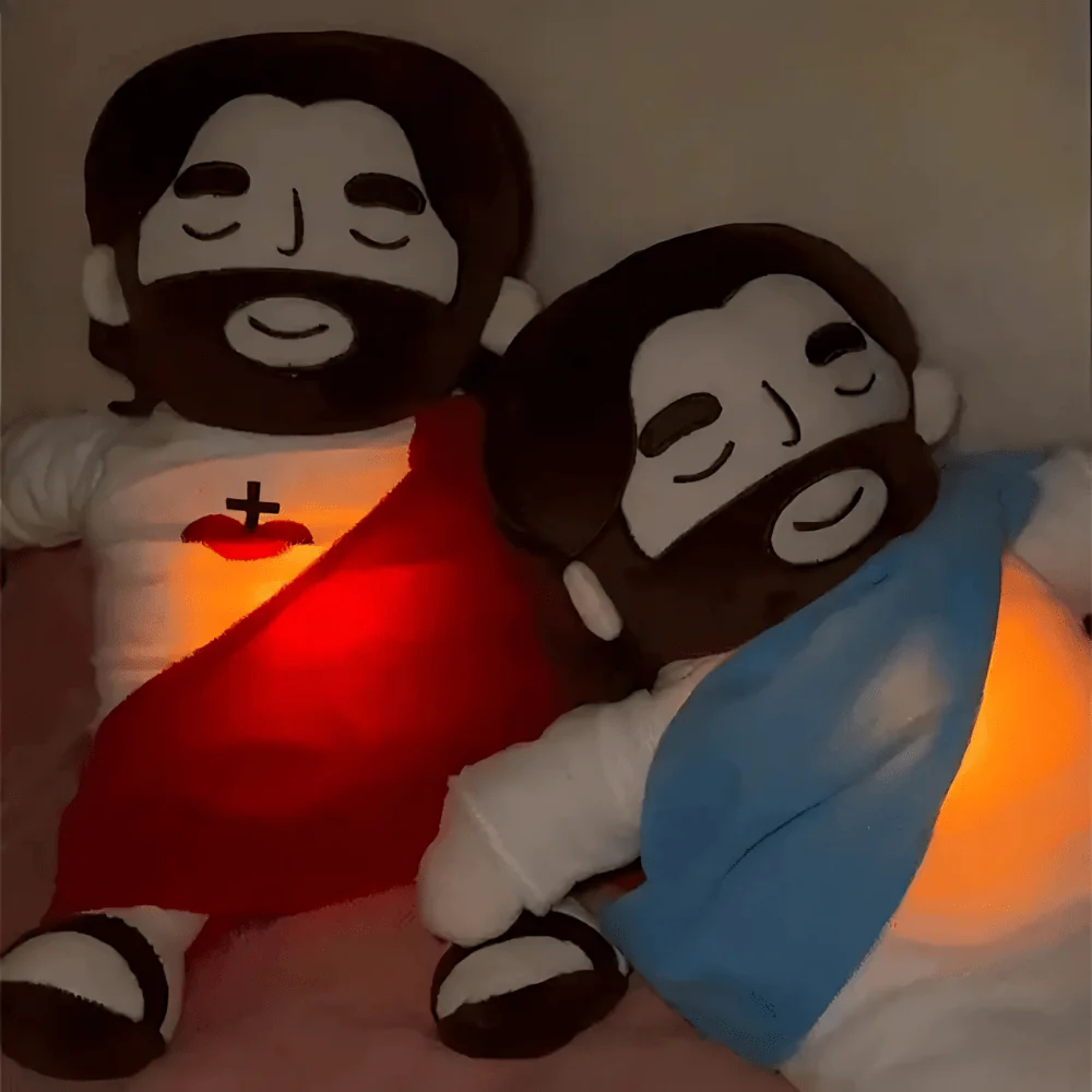 Lasten Rauhoittava Jeesus Pehmolelu Unikumppani - Image 4
