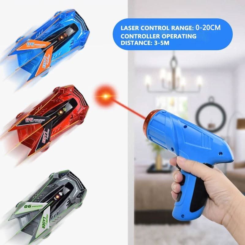Lasten RC Auto Seinäkiipeily Laserohjauksella 360° Tempuilla - Image 7