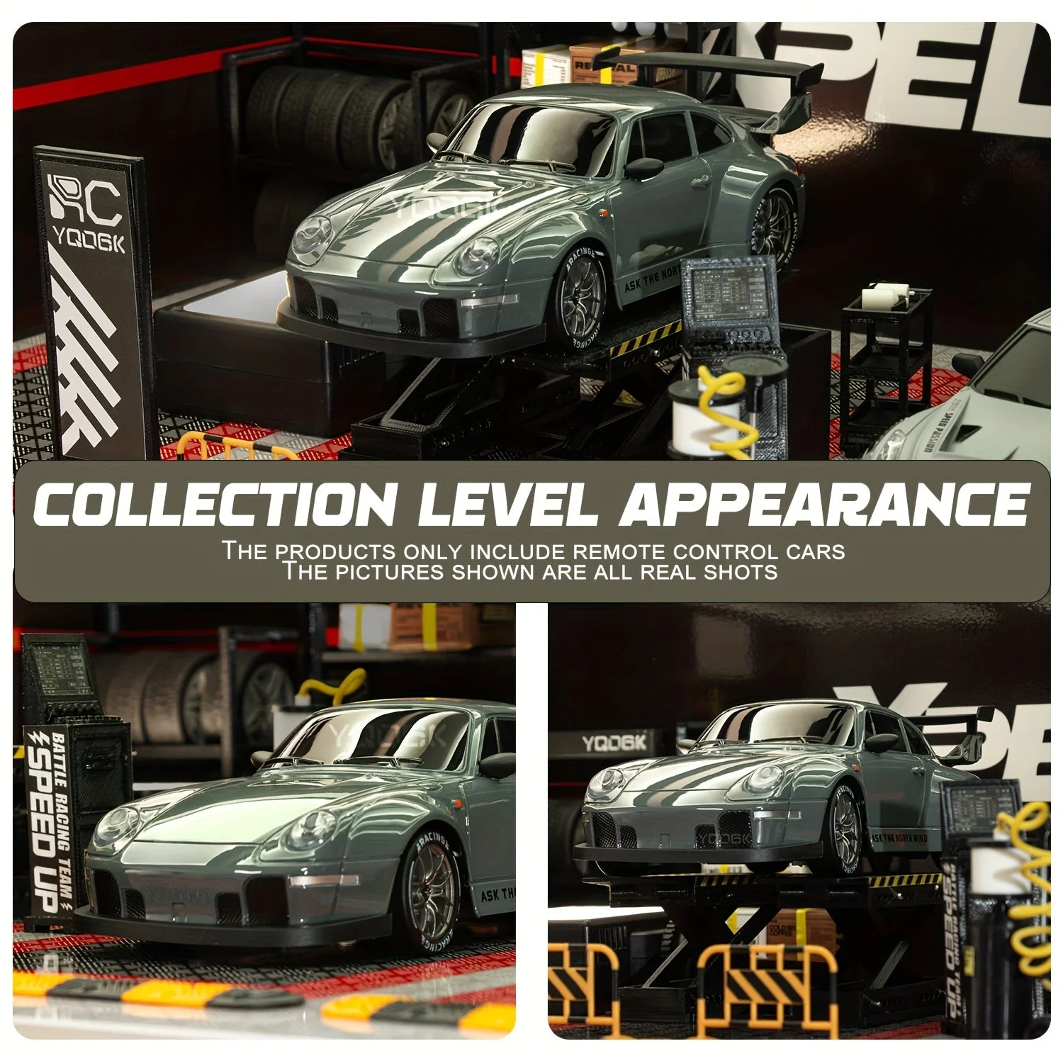 Lasten RC Drift Auto LED-valoilla 4WD - Image 7