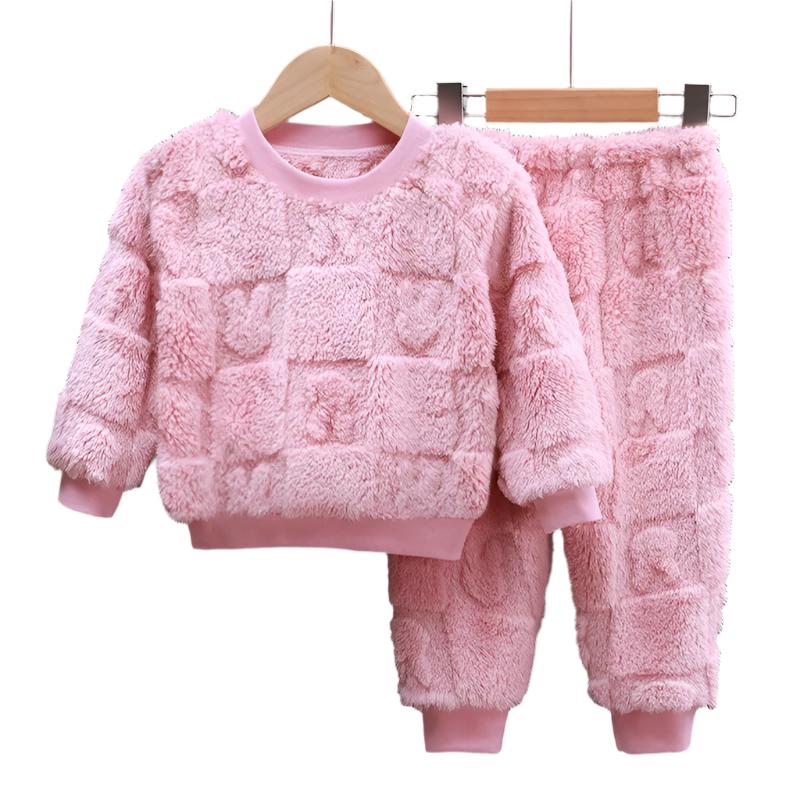 Lasten talvi flanelli pyjama - Image 2