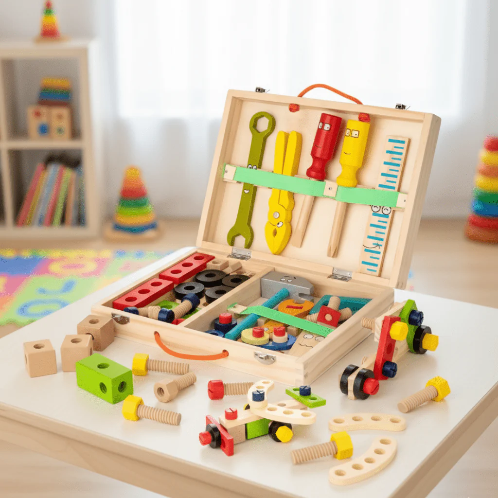 Lasten Työkalulaukku Montessori-tyyliin