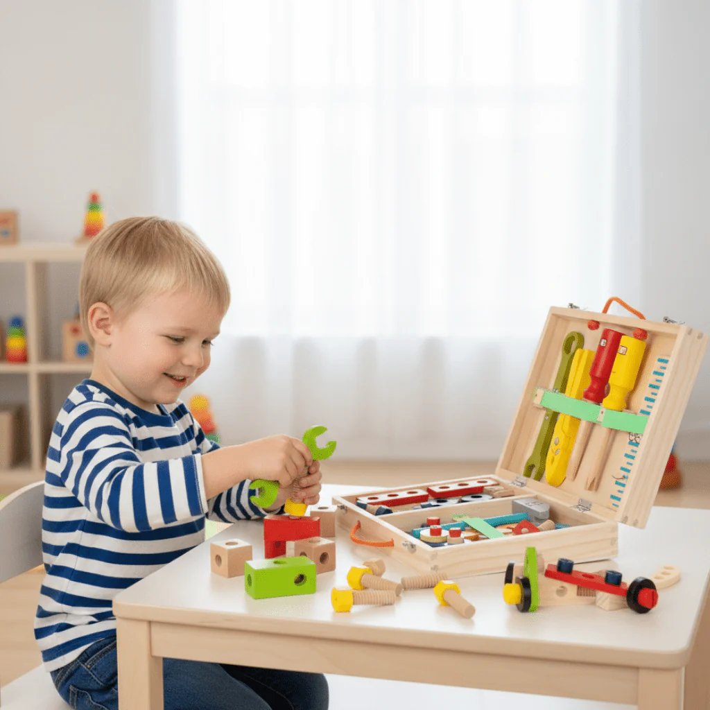 Lasten Työkalulaukku Montessori-tyyliin - Image 2