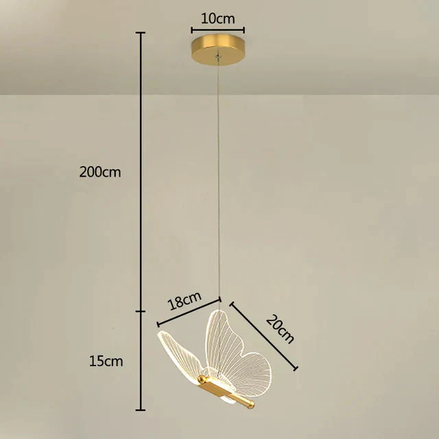 Lastenhuoneen LED-perhoslampu, Taianomainen ja Värikäs - Image 6