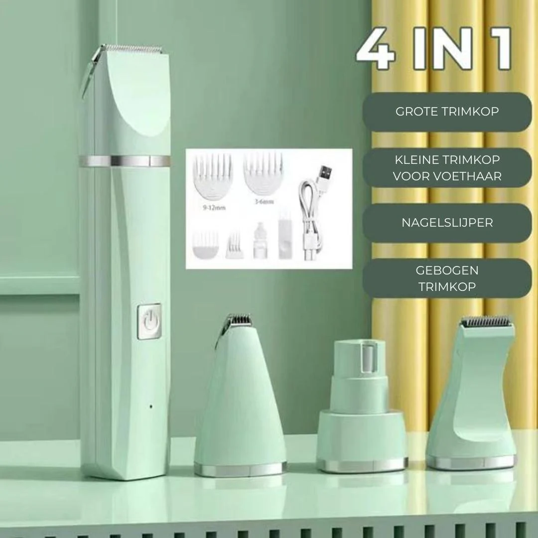 Lemmikkien Hoitolaite TrimMaster Pro Monipuolinen 4-in-1 Trimmauslaite
