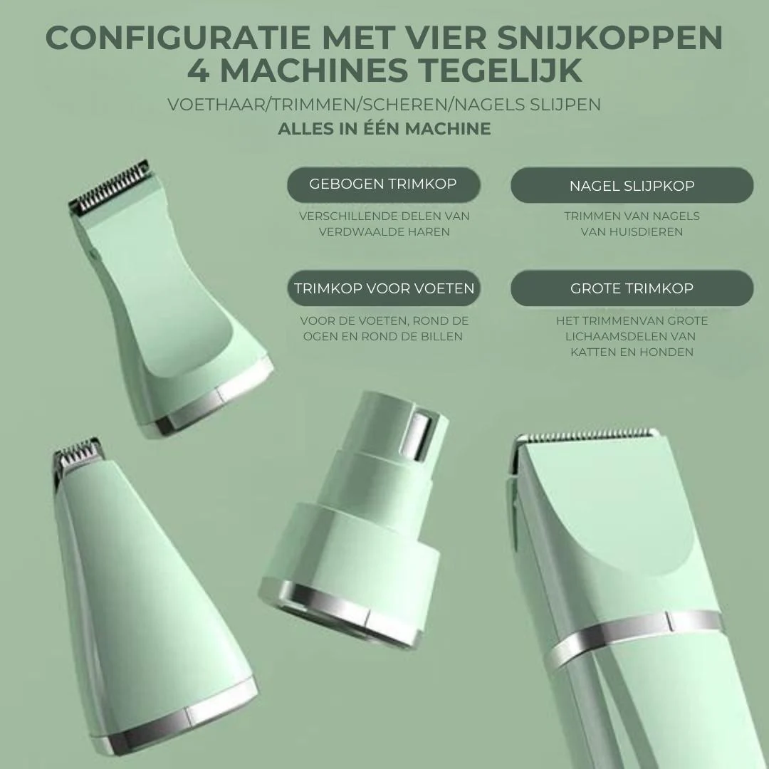 Lemmikkien Hoitolaite TrimMaster Pro Monipuolinen 4-in-1 Trimmauslaite - Image 6