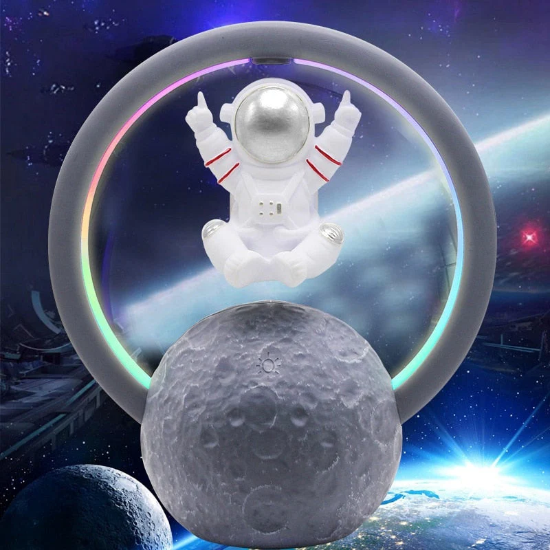 Levitating Astronaut Bluetooth Speaker Lamp Modern Design - Image 7