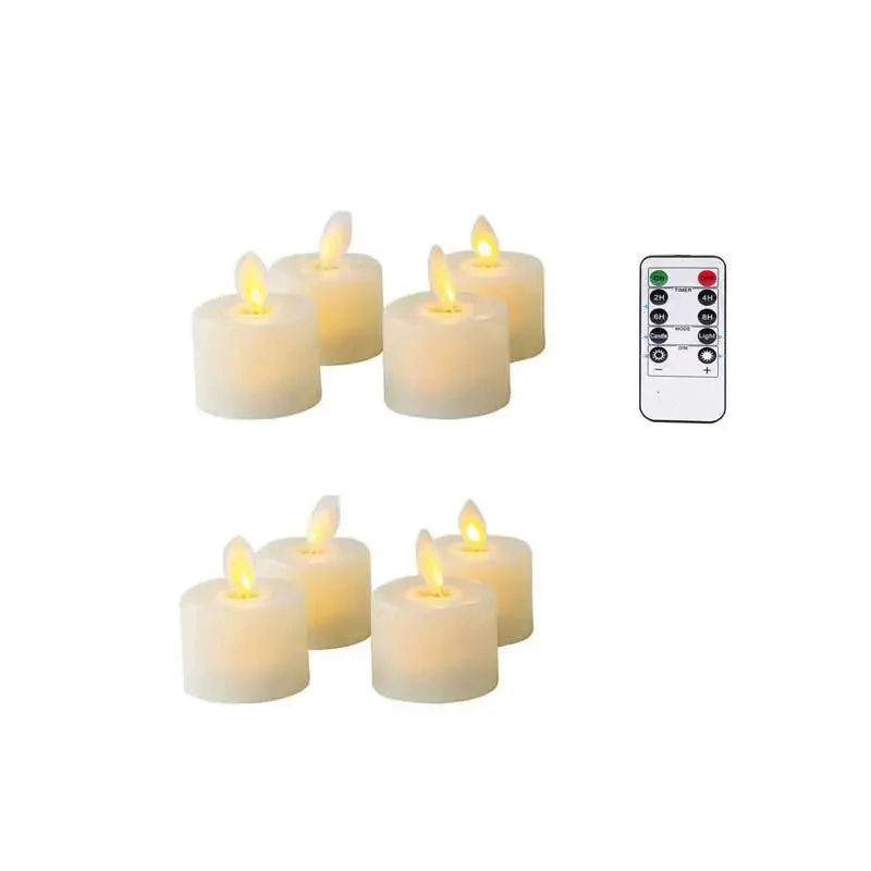Liekitön LED -tealight -kynttilä Tyylikäs Valaistus - Image 8