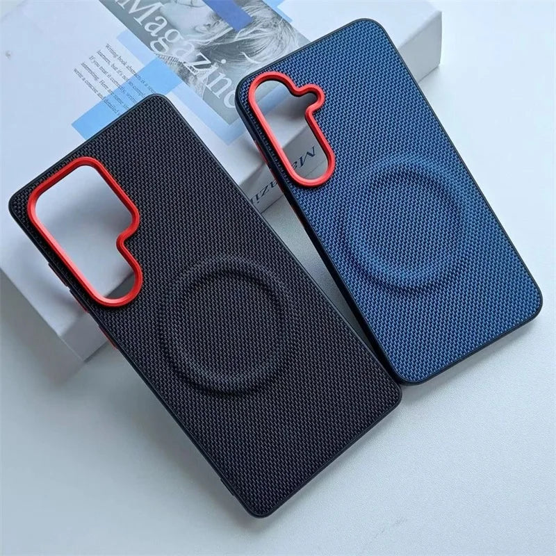 Magneettinen Puhelimen Kotelo Samsung Galaxy S24 S25 Ultra Moderni Suoja