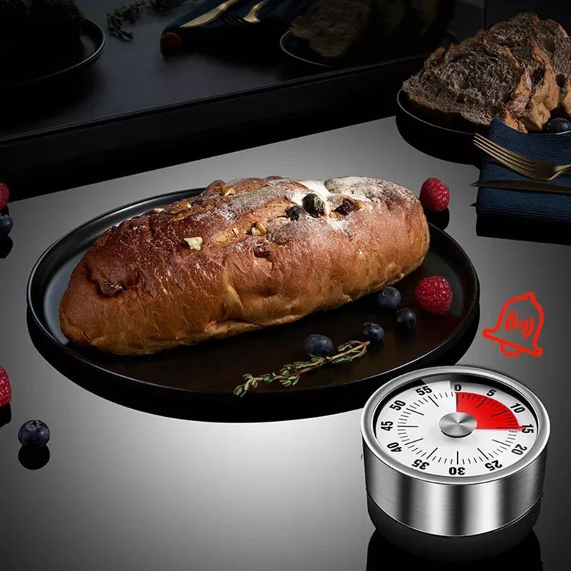 Mekaaninen Keittiöajastin Monikäyttöinen Kompakti - Image 2