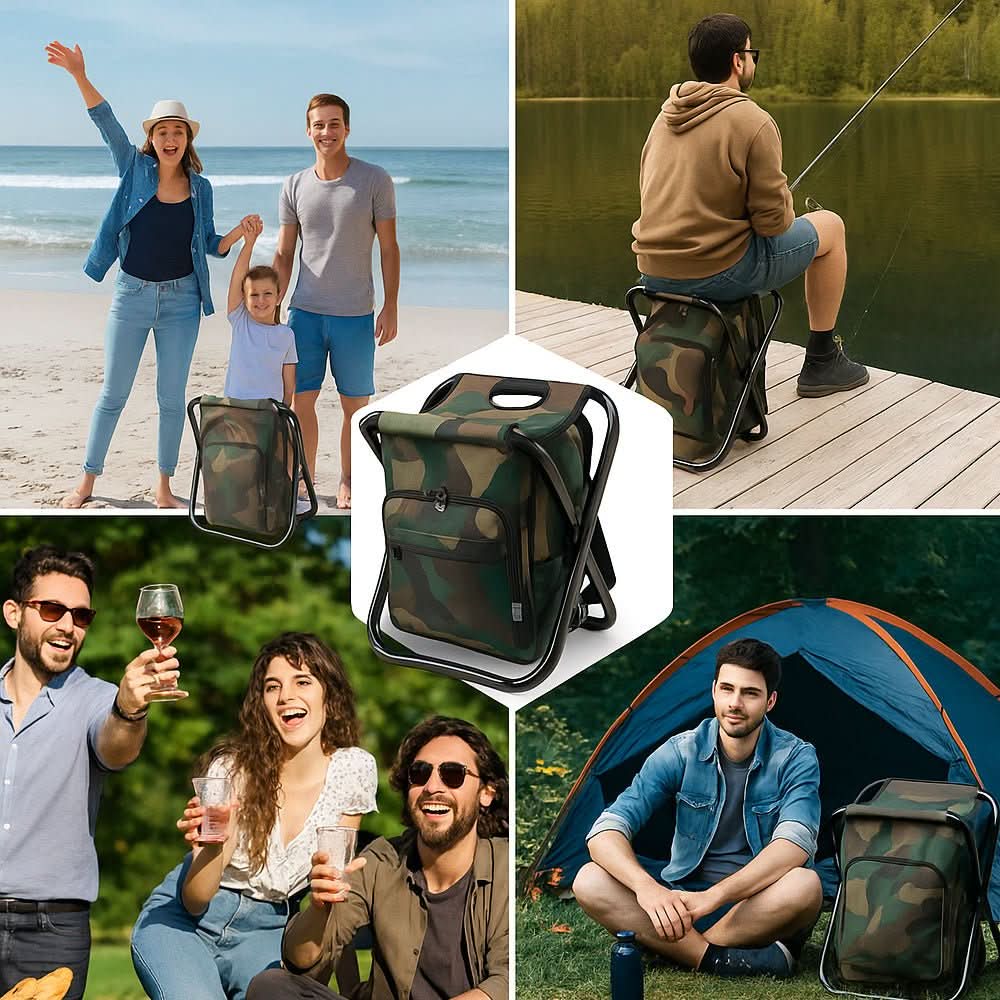 Miesten 3-in-1 Reppu Tuoli ja Kylmälokero - Image 4
