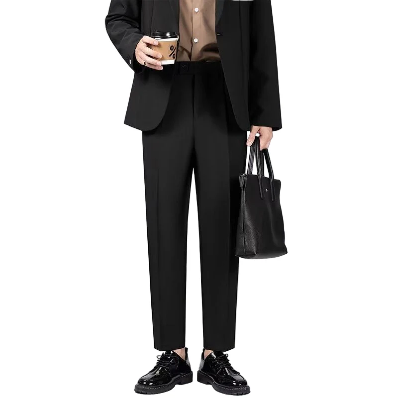 Miesten Ankelipituinen Housut Slim Fit Villa-sekoite - Image 3