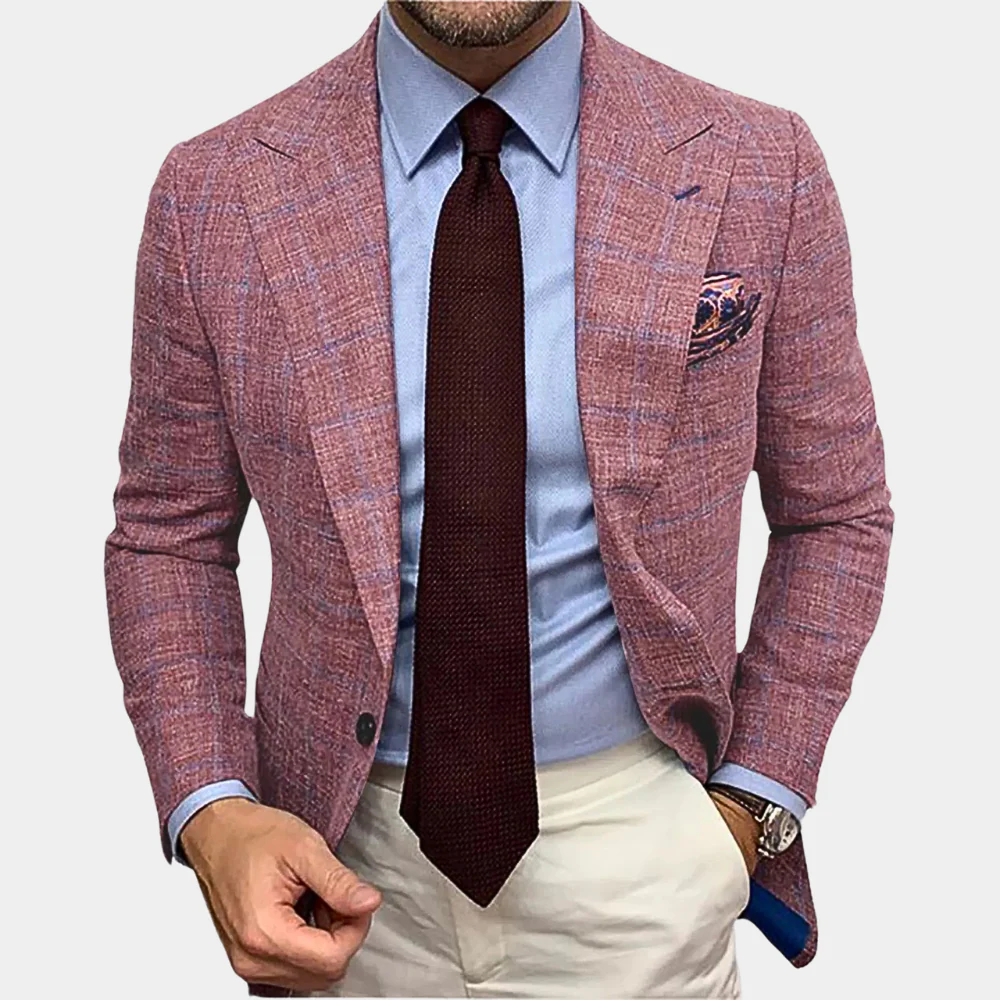 Miesten Blazer Rento Kaksinappinen - Image 3