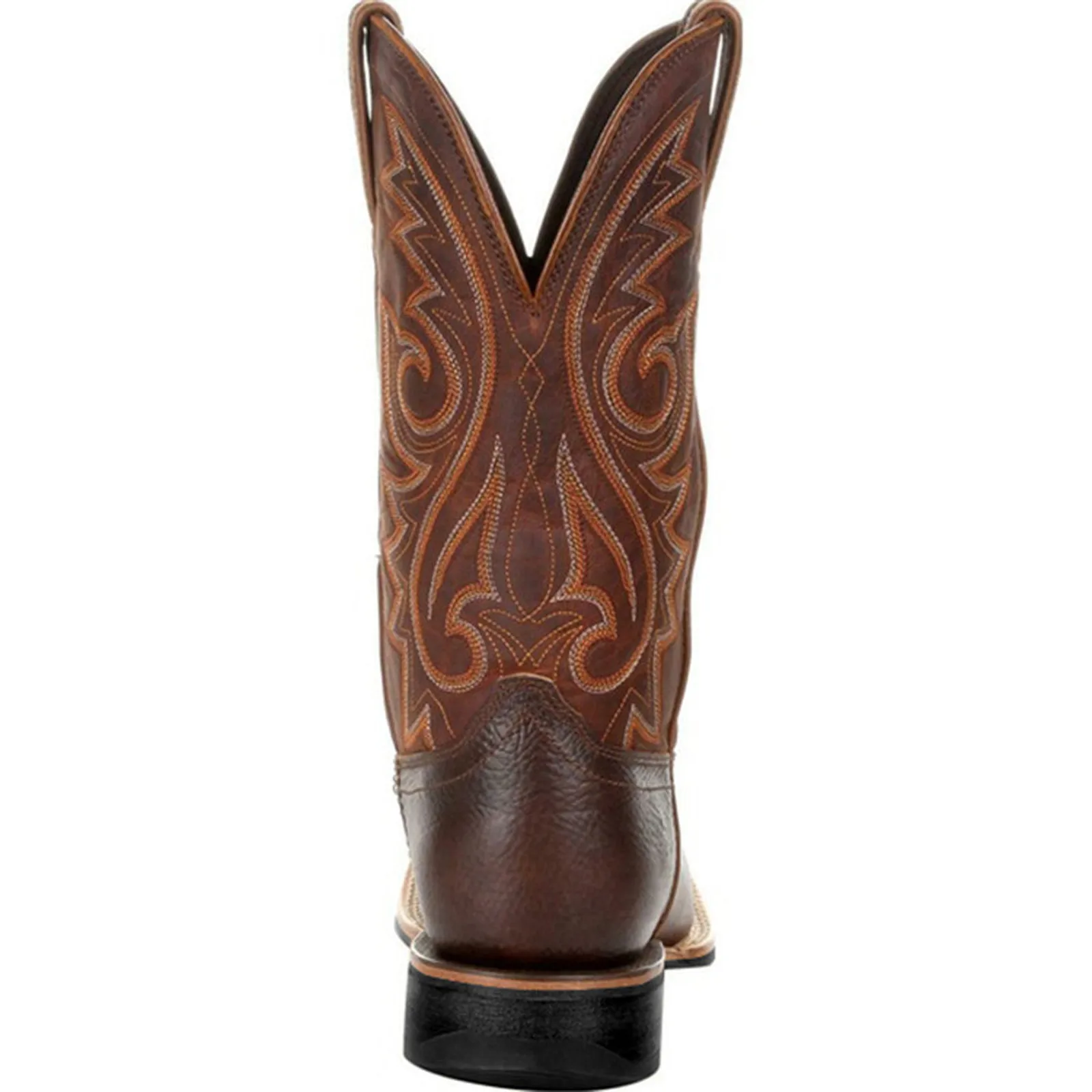 Miesten Cowboy Bootsit Brodeerattu Denim Retrotyyli - Image 3