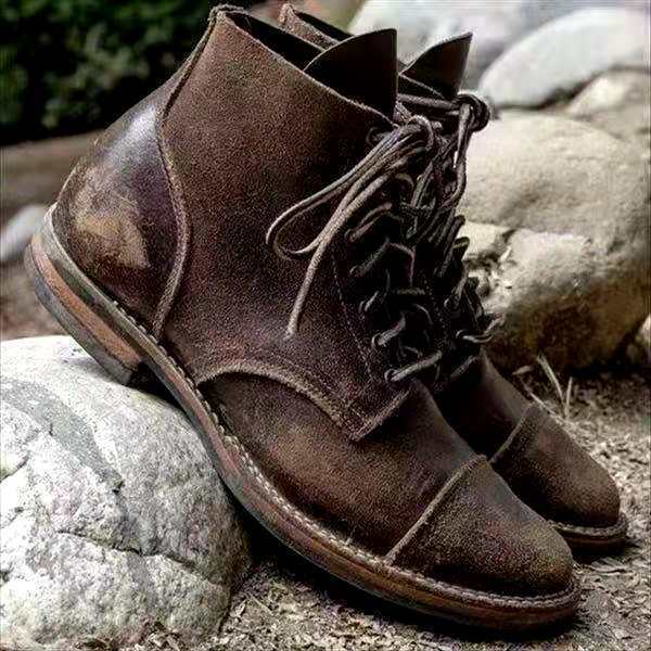 Miesten Bootsit PU-Nahasta Tyylikkäät Saappaat - Image 2