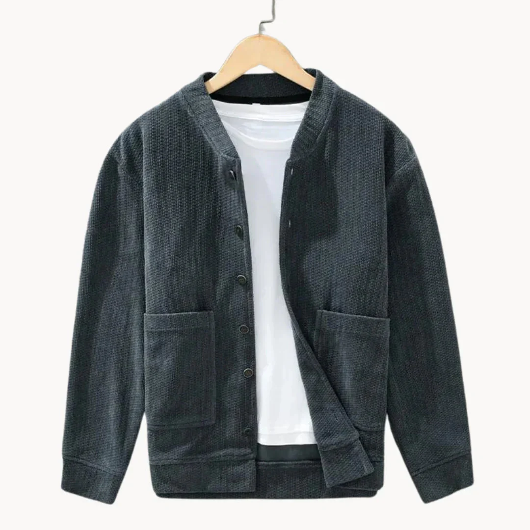 Miesten Cardigan Neulepintainen Rento - Image 2