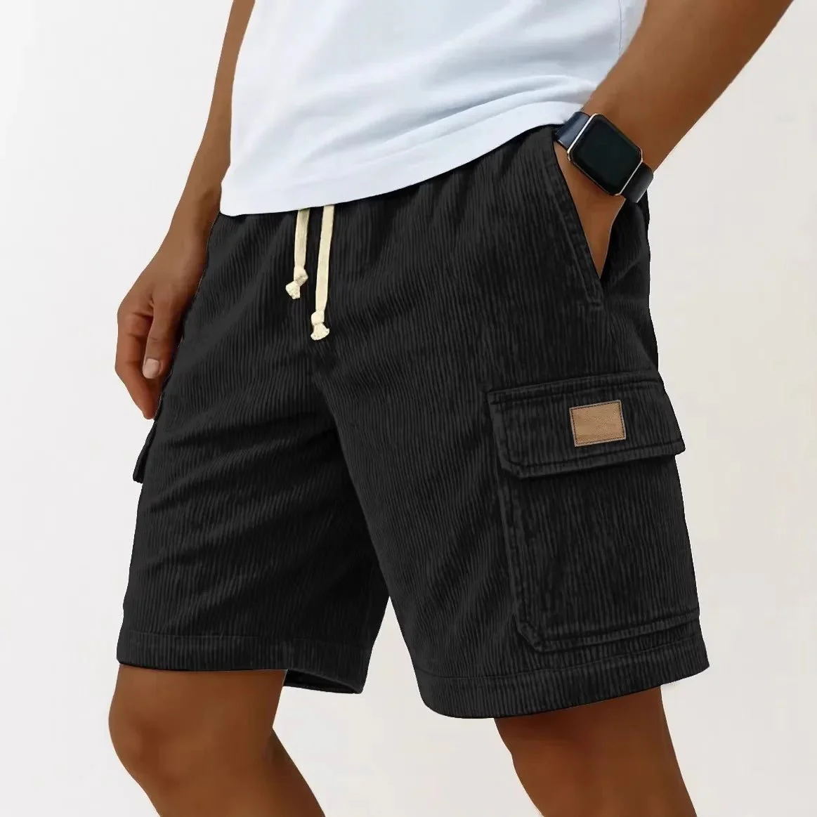 Miesten Cargo Bermuda Shortsit Retro-tyylillä - Image 12
