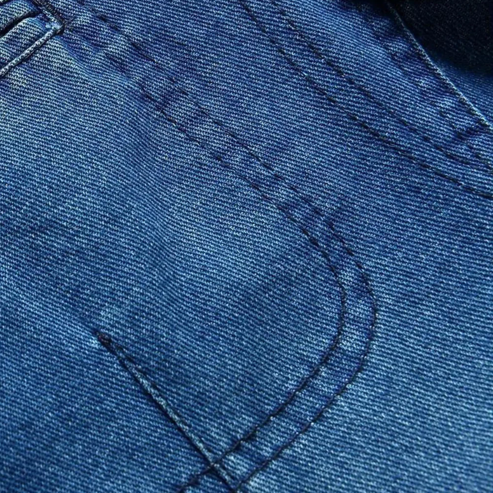 Miesten Denim Blazer Rentoon Tyyliin - Image 5