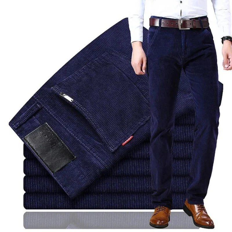 Miesten Farkut Klassinen Vakosametti Modernilla Tyylillä - Image 4