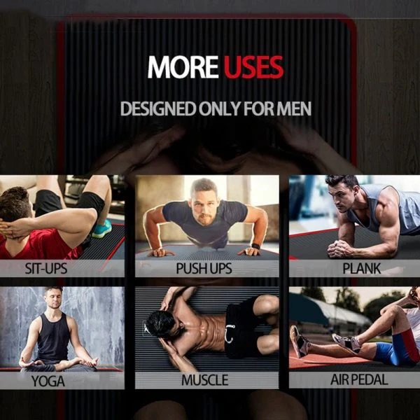 Miesten Fitness- ja Joogamatto Korkeatiheyksinen - Image 6