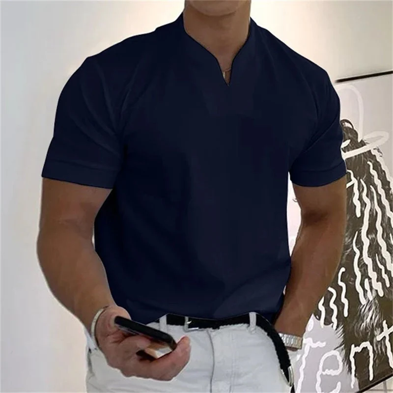 Miesten Fitnesspaita V-pääntiellä - Image 2