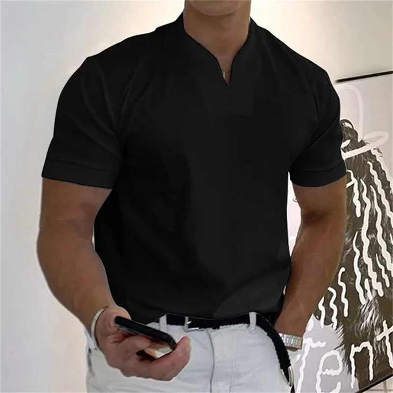 Miesten Fitnesspaita V-pääntiellä - Image 3