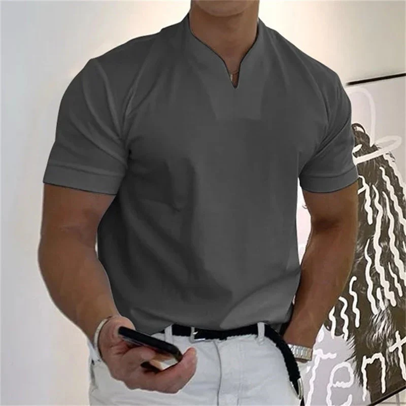 Miesten Fitnesspaita V-pääntiellä - Image 4