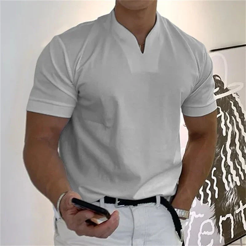 Miesten Fitnesspaita V-pääntiellä - Image 5