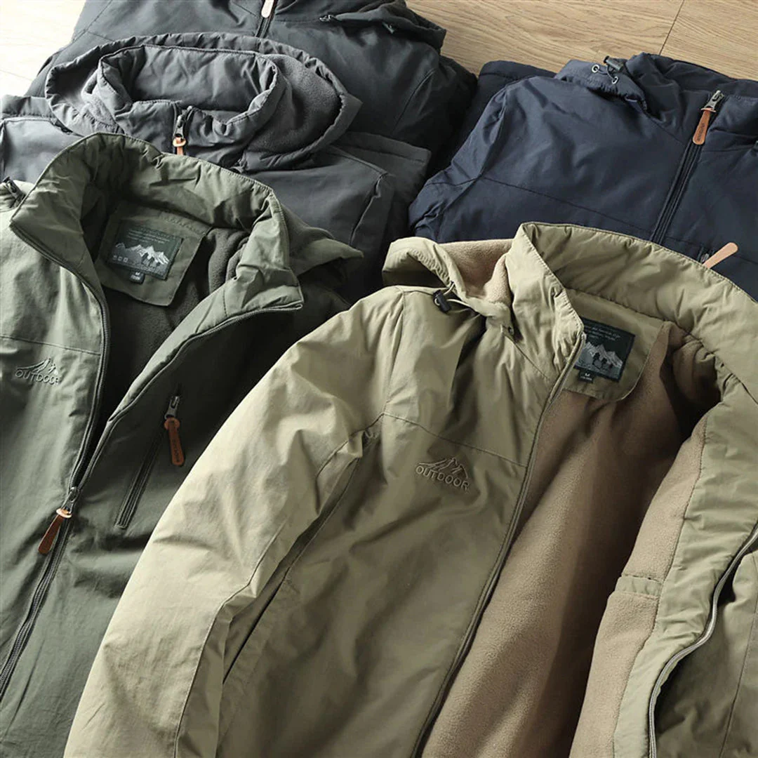 Miesten Fleece-takki Ulkoiluun Vedenkestävä - Image 7