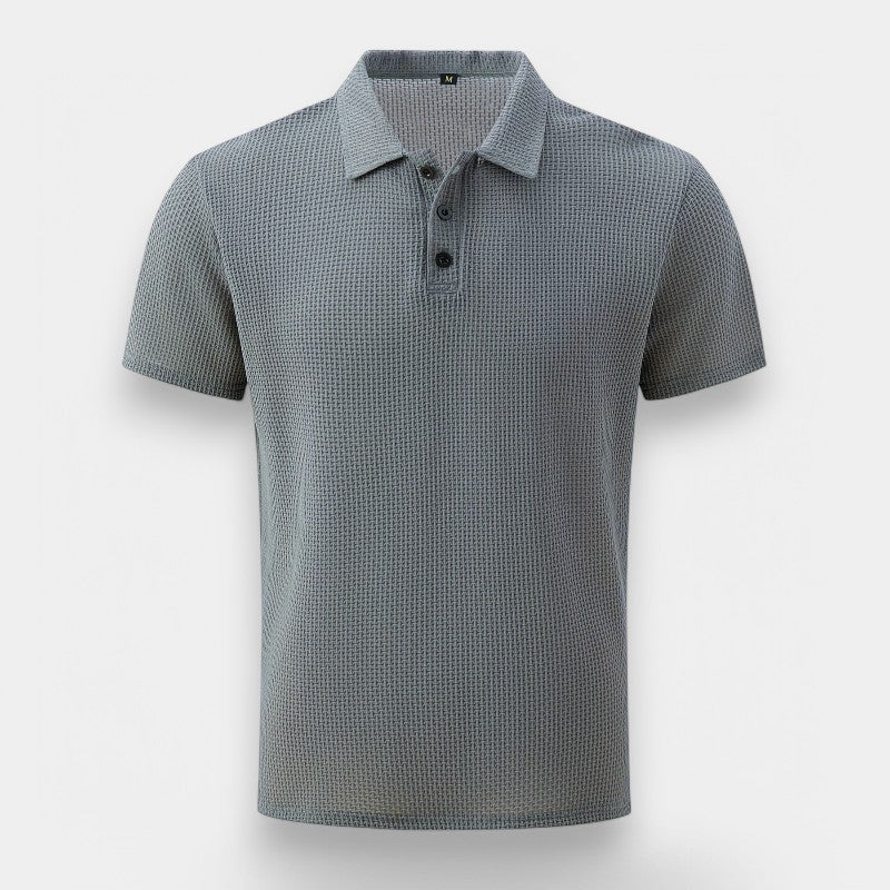 Miesten Golfpaita Lyhythihainen Geometrinen Nylon Spandex - Image 2