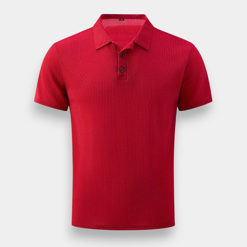 Miesten Golfpaita Lyhythihainen Geometrinen Nylon Spandex - Image 3