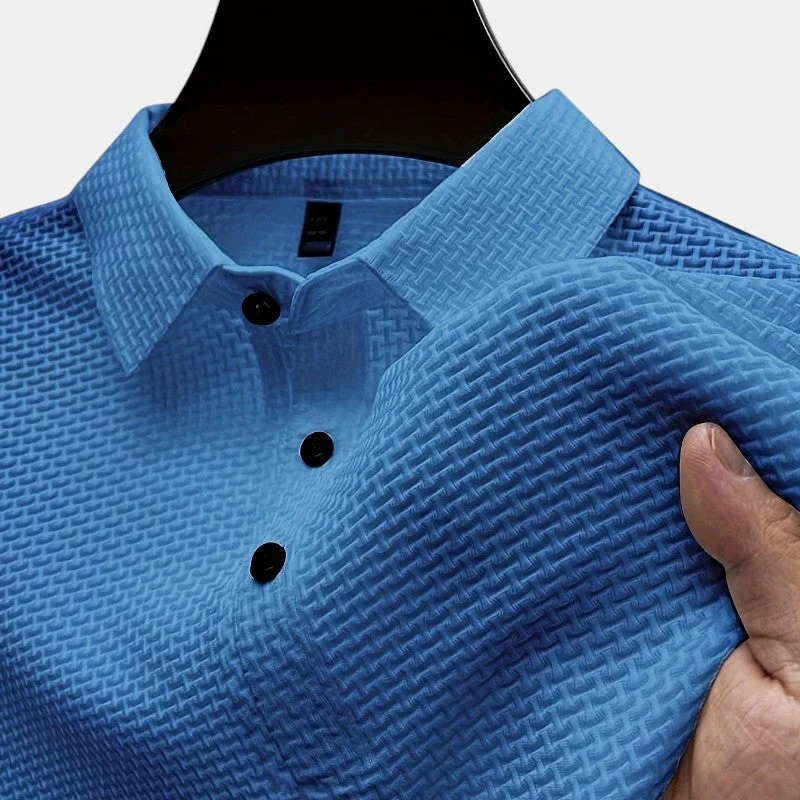 Miesten Golfpaita Lyhythihainen Geometrinen Nylon Spandex - Image 8