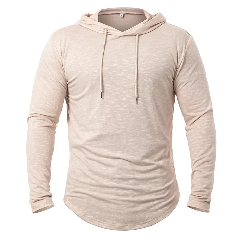 Miesten Huppari Kevyt Urheiluvaate Puuvilla Spandex - Image 5
