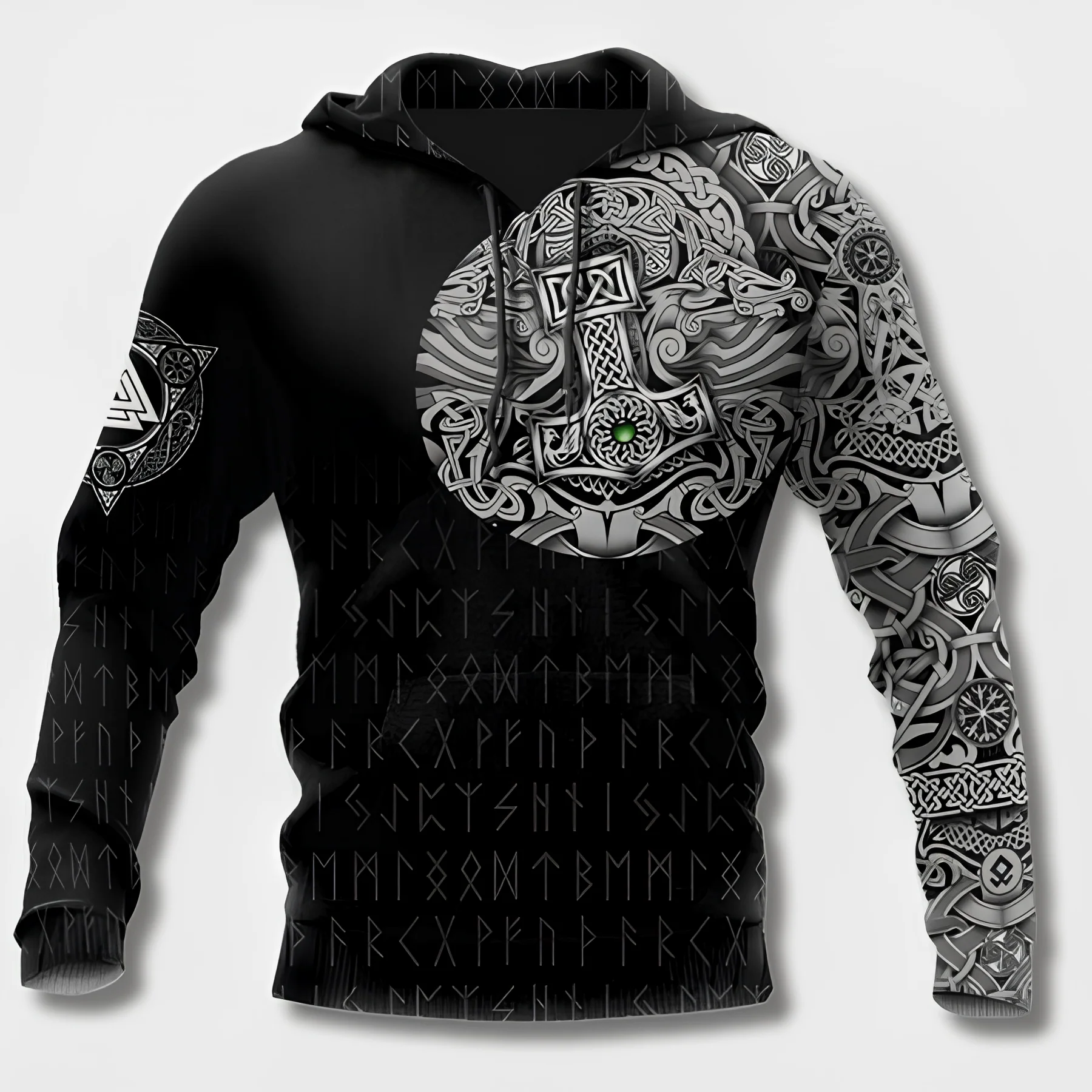 Miesten Huppari Viikinkityylillä | Mukava ja Tyylikäs Design - Image 6