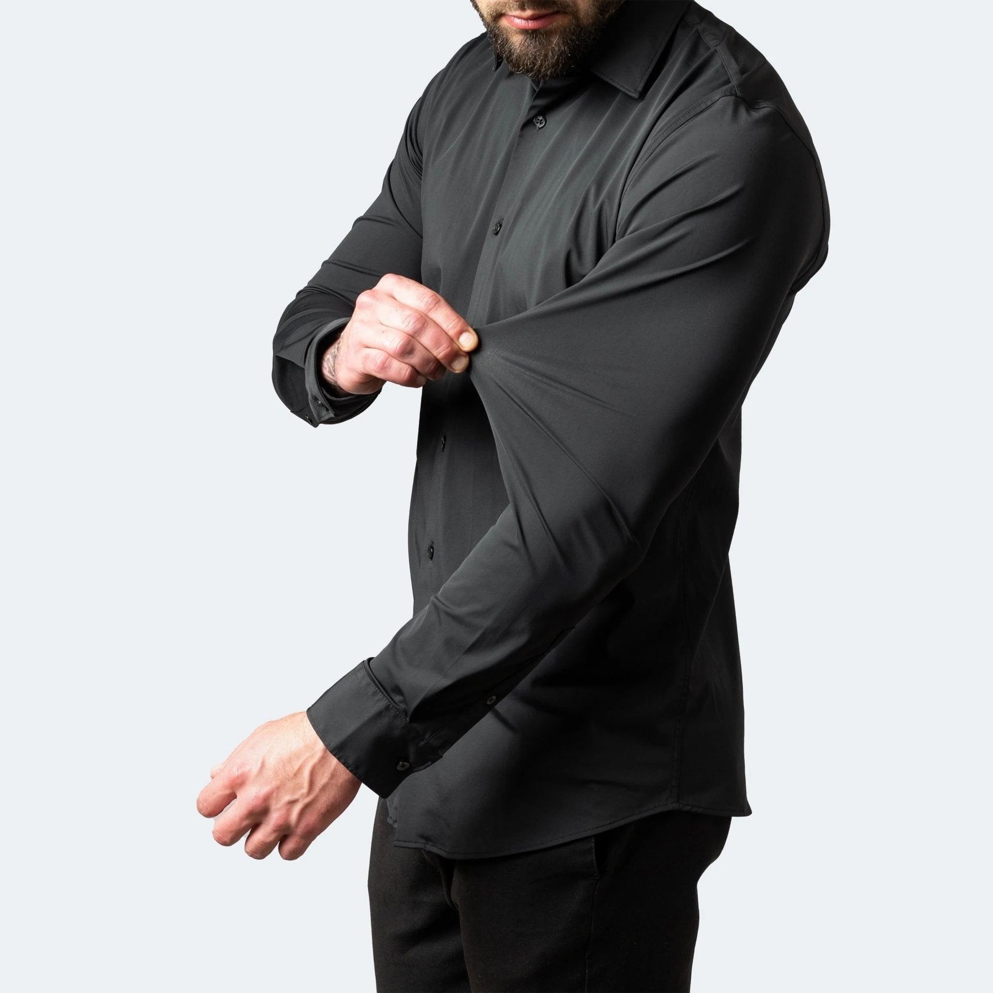 Miesten Kauluspaidat Stretch-Materiaalia - Image 2
