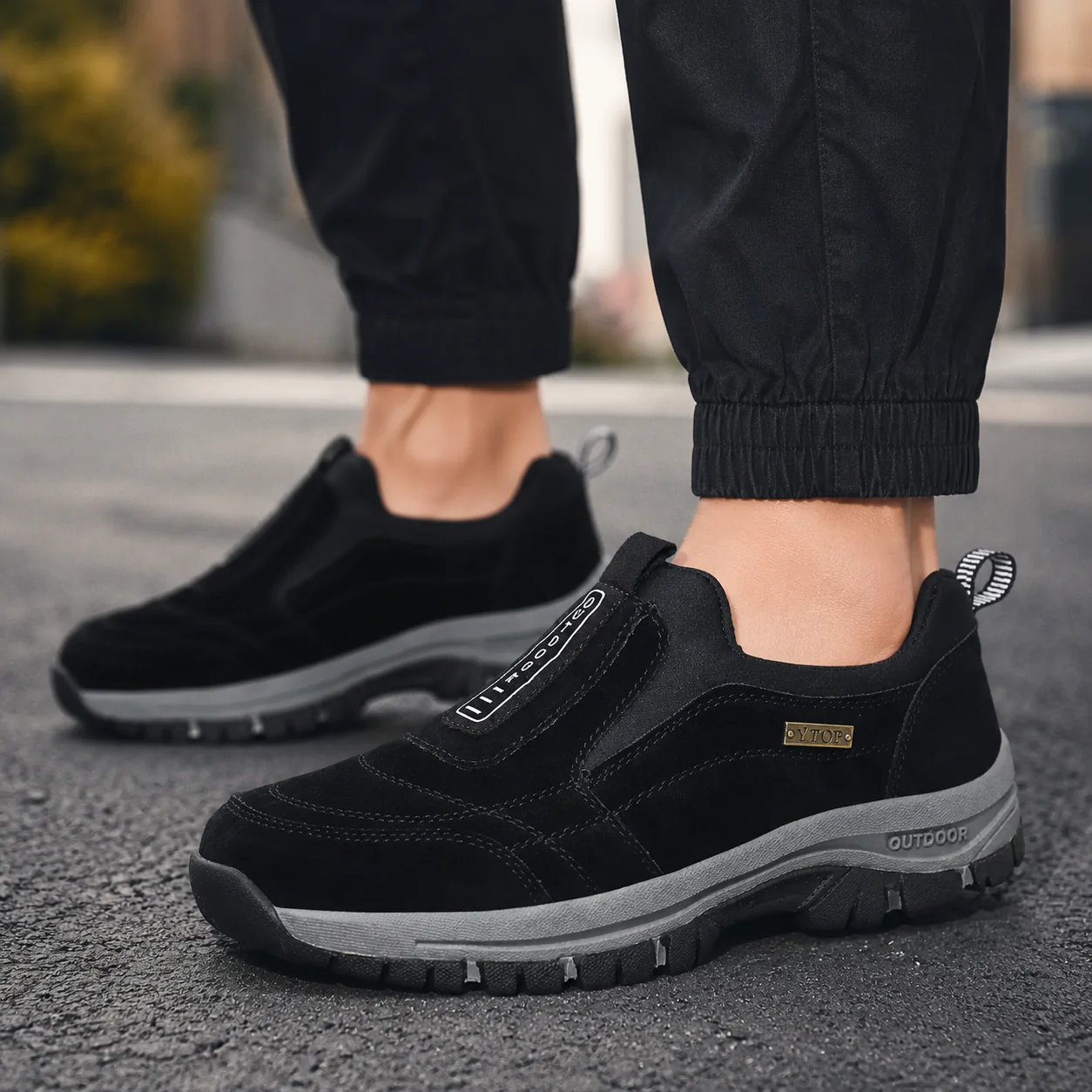 Miesten Kengät Mukautuva Kevyt Hengittävä Liukumaton Pohja - Image 2