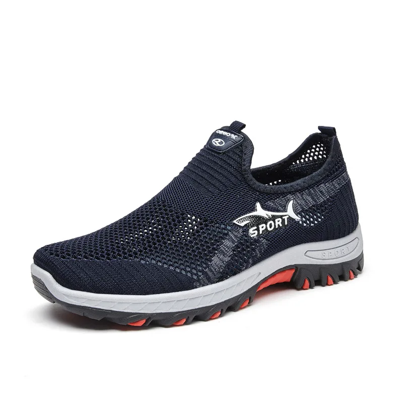 Miesten Kevyet Verkko Sneakers Muotiin Sopivat Kävelykengät - Image 7