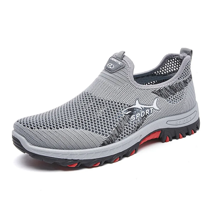 Miesten Kevyet Verkko Sneakers Muotiin Sopivat Kävelykengät - Image 8