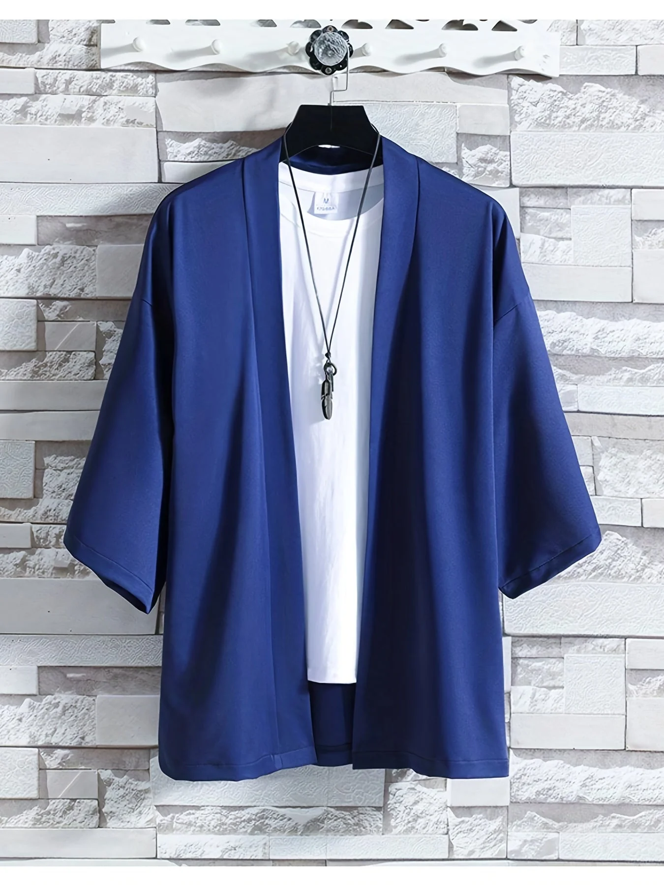 Miesten Kimono Japanilaisella Tyylillä - Image 3