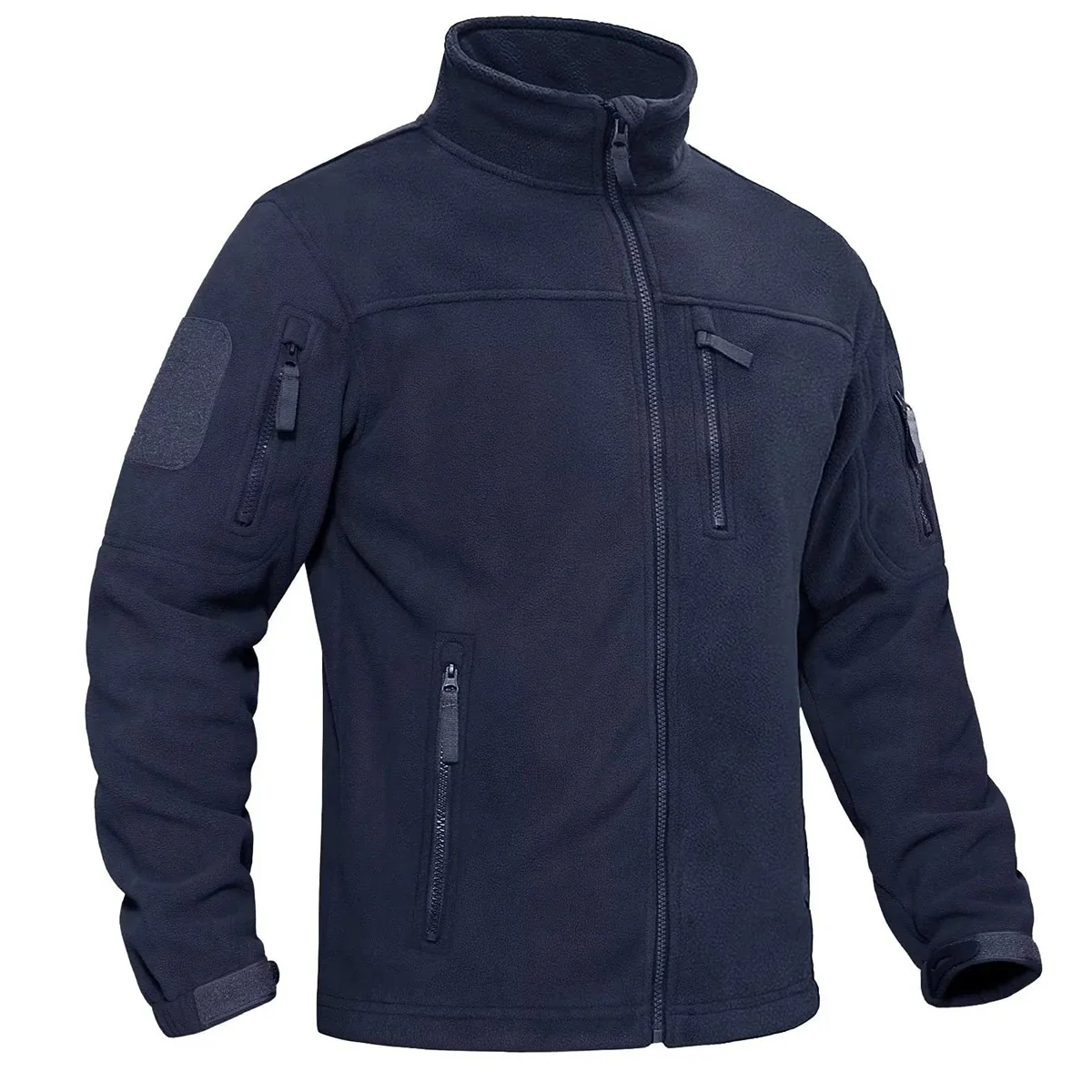 Miesten kokovetoketjullinen fleece-lämpötakki - Image 12