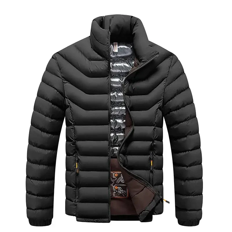 Miesten lämmin paksu talvi Parka - Image 2