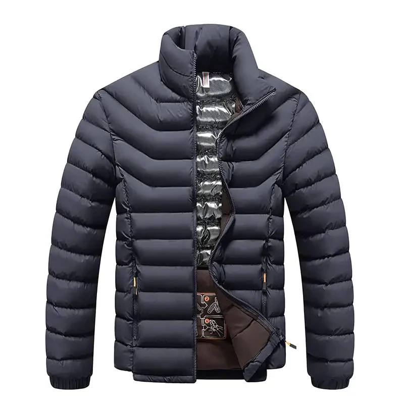Miesten lämmin paksu talvi Parka - Image 4