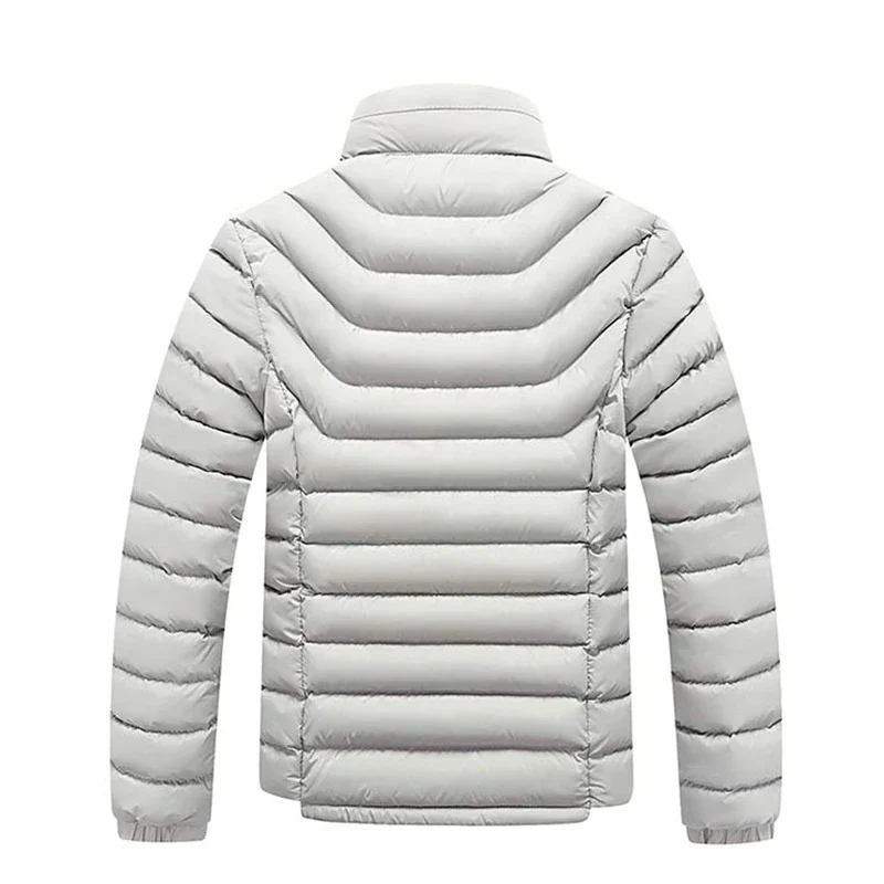 Miesten lämmin paksu talvi Parka - Image 5